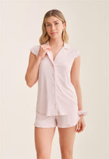 Shortie Pj Set with srunchie