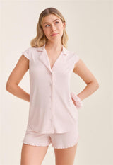 Shortie Pj Set with srunchie