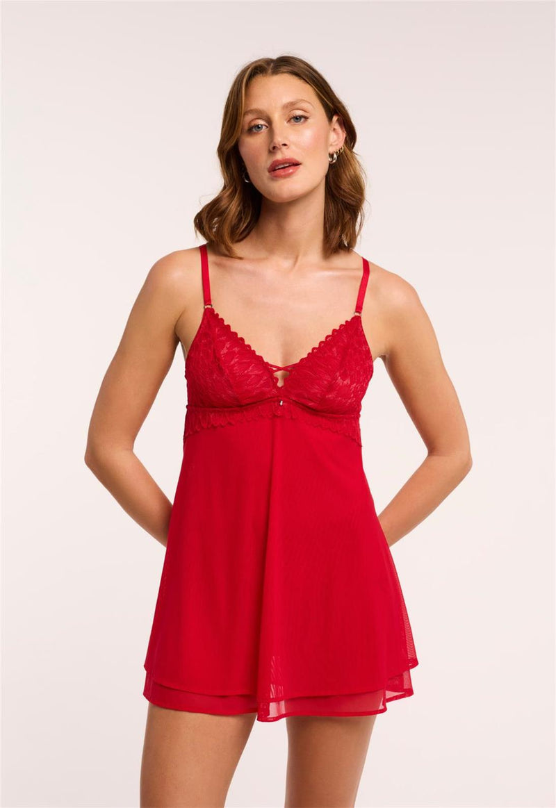 Lacy Babydoll Set