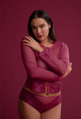 Vixen Mesh Top Set
