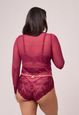 Vixen Mesh Top Set