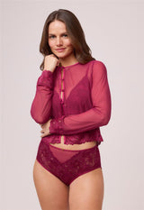 Vixen Mesh Top Set