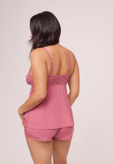 Full Bust Support Cami Short Set