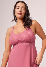 Full Bust Support Cami Short Set