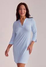 V-Neck Nightshirt 3/4 Sleeve