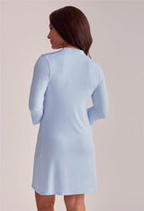 V-Neck Nightshirt 3/4 Sleeve