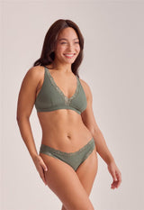 Bralette with adjustable straps