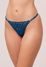 Lacy Thong with adjustable sides