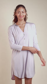 Dolman 3/4 Sleeve Nightshirt