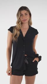 Shortie Pj Set with scrunchie