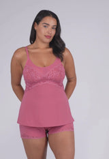 Full Bust Support Cami Short Set