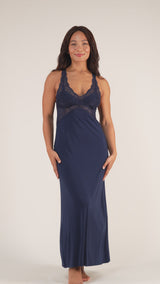 Belle Époque Lace T-Back Gown