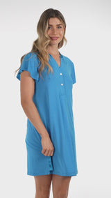 Fluttered Sleeve Nightshirt